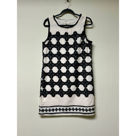 MAX STUDIO SPECIALTY PRODUCTS (MSSP) Cotton Embroidered Shift Dress, Sz M - Picture 2 of 8